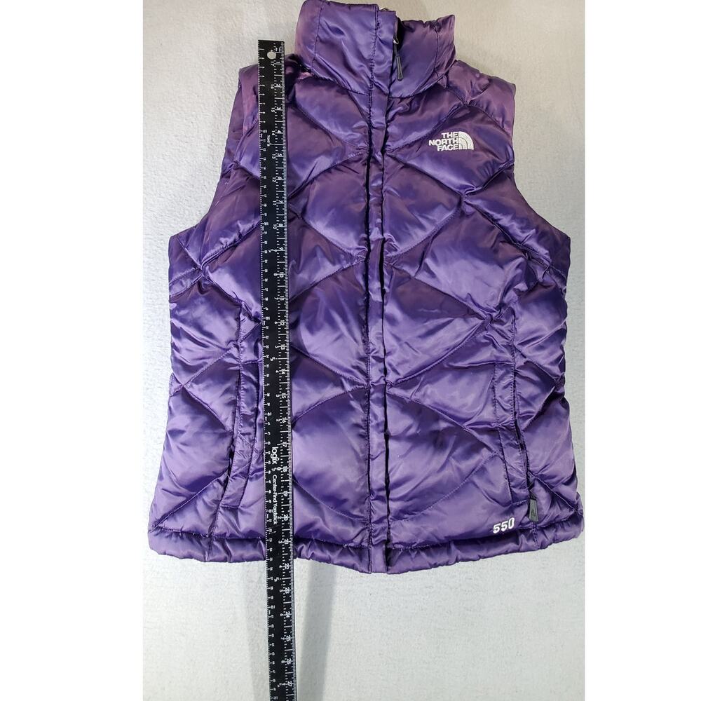 The North Face Aconcagua 550 Down Vest Women’s Small Purple Full Zip warm - Picture 4 of 9